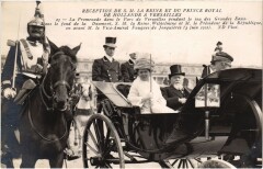 Reine Wilhelmina 1912 a Paris Parc de Versailles Dutch Royalty