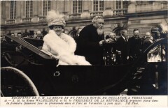 Reine Wilhelmina 1912 a Paris Parc de Versailles Dutch Royalty