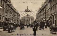 Les Souverains d'Italie a Paris Rue Royale Royalty