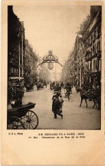 1903 Edouard Vii a Paris Rue de la Paix British Royalty -
													75 Paris
												