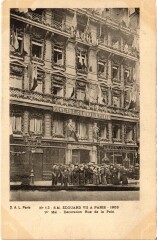 1903 Edouard Vii a Paris Rue de la Paix British Royalty -
													75 Paris
												