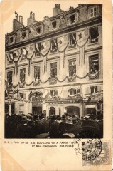 1903 Edouard Vii a Paris Rue Royale British Royalty -
													75 Paris
												