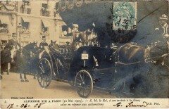 Alphonse Xiii a Paris arrivee du roi Spanish Royalty -
													75 Paris
												
