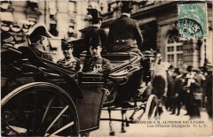 Alphonse Xiii a Paris Officiers Espagnols Spanish Royalty -
													75 Paris
												