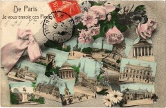 De Paris Je vous envoie ces Fleurs