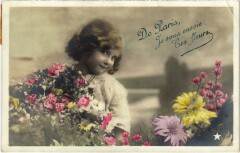 De Paris Je vous envoie ces Fleurs