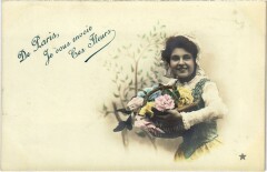 De Paris Je vous envoie ces Fleurs