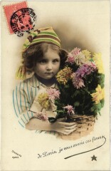 De Paris Je vous envoie ces Fleurs