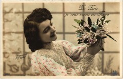 De Paris Je vous envoie ces Fleurs
