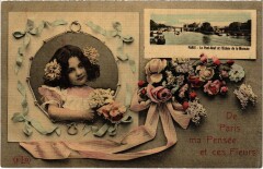 De Paris ma Pensee et ces Fleurs