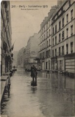 Inondations 1910 Paris Rue de Charenton