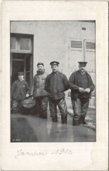 Inondations 1910 Paris Les Sauveteurs
