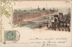 Paris 1e Panorama des Sept Ponts à Paris 1er