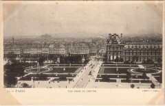 Paris 1e vue prise du Louvre à Paris 1er