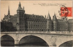 Paris 1e Palais de Justice la Seine à Paris 1er