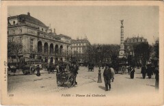 Paris 1e Place du Chatelet à Paris 1er