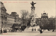 Paris 1e Place du Carrousel Statue de Gambetta à Paris 1er