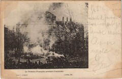 Paris 1e Theatre Francais incendie à Paris 1er