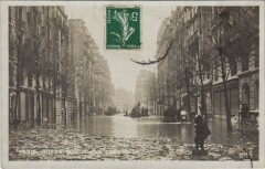 Inondations 1910 Paris Avenue ledru-Rollin