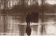 Inondations 1910 Paris un sauvetage