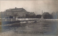 Inondations 1910 Paris Pont au Change