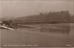 Inondations 1910 Paris Pont de l'Alma