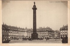 Paris 1e Place et Colonne Vendome à Paris 1er