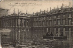 Inondations 1910 Paris Palais Bourbon