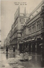 Inondations 1910 Paris Rue du bac
