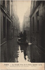 Inondations 1910 Paris Rue Visconti