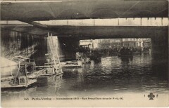 Inondations 1910 Paris Rue Proud'hon