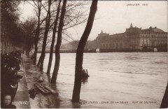 Inondations 1910 Paris Pont de Solferino