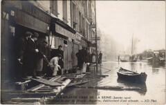 Inondations 1910 Paris Quai des Grands-Augustins