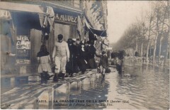 Inondations 1910 Paris Avenue Rapp