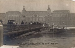 Inondations 1910 Paris Pont au Change