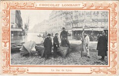 Inondations 1910 Paris Rue de Lyon