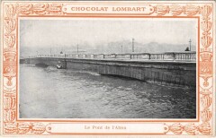 Inondations 1910 Paris Pont de l'Alma