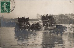 Inondations 1910 Paris Esplanade des Invalides
