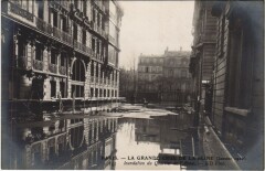 Inondations 1910 Paris Quartier de l'Alma