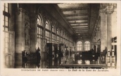 Inondations 1910 Paris Gare des Invalides
