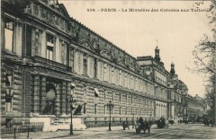 Paris 1e Ministere des Colonies aux Tuileries à Paris 1er