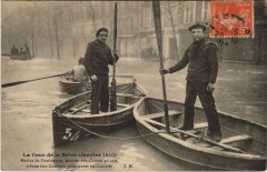 Inondations 1910 Paris marins de Dunkerque