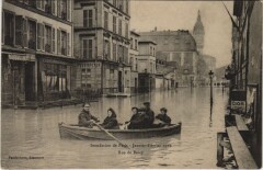 Inondation de Paris, Janvier-Février 1910 - Rue de Bercy à Paris 12e