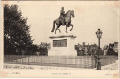 Paris 1e Statue de Henri Iv à Paris 1er