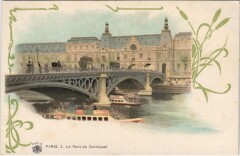 Paris 1e Pont du Carrousel à Paris 1er