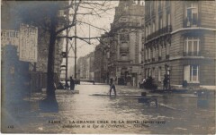 Inondations 1910 Paris Rue de l'Universite