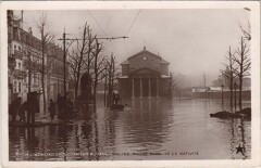 Inondations - Janvier 1910 - Eglise Notre-Dame de la Nativité à Paris 12e