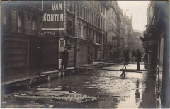 Inondations 1910 Paris Rue du bac