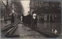 Inondations 1910 Paris Avenue Rapp