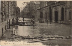 Inondations 1910 Paris Rue de Lille